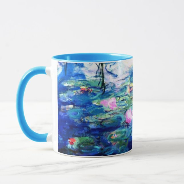 Mug Lys d'eau rose Monet  (Gauche)