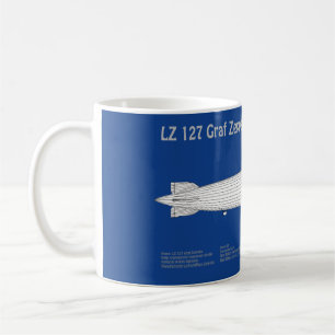 Mug LZ 127 Graf Zeppelin - Plan directeur des navires