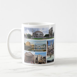 Mug LZO006 ROME, Mosaïque, Latium, Italie,