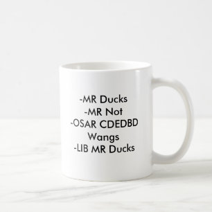 Mug - M. Canard-M.M. Duck de Wangs-BIBLIOTHÈQUE de