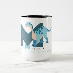 Mug M comme Mussaurus