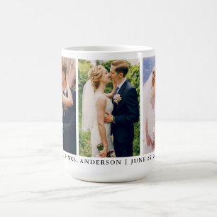 Mug M. et Mme 3 Mariée photo et Mariage de chambre Gra