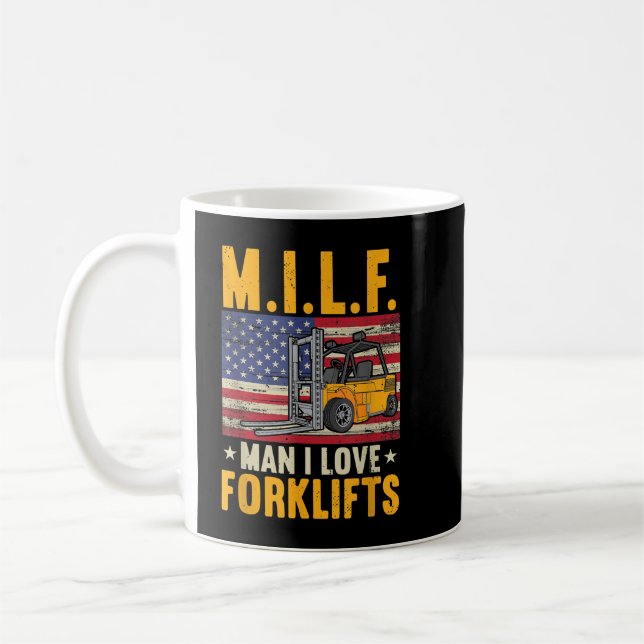 Mug M.I.LF Homme I Love Forklifts (Gauche)