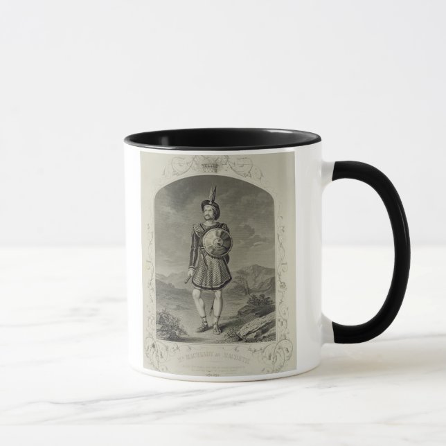 Mug M. Macready comme Macbeth, scène 3 de la Loi I, (Droite)
