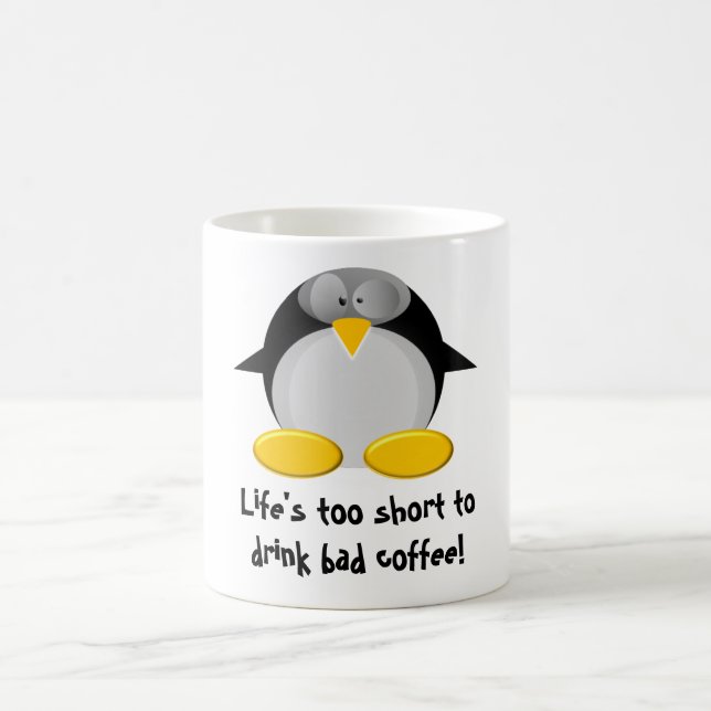 Mug M. Penguin aime le café (Centre)