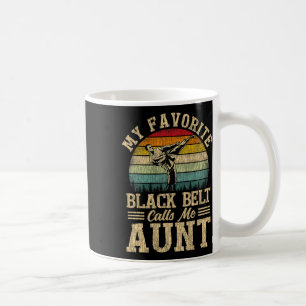 Mug Ma ceinture noire préférée m'appelle la Fête des m