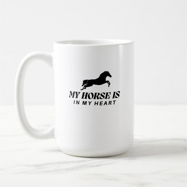 Mug MA Chemise Lover À Cheval CHEVAL (Gauche)