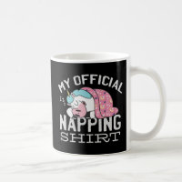 Ma chemise officielle de sieste - Licorne paresseu