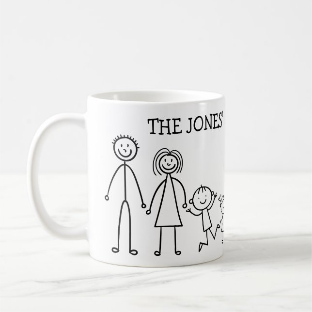 Mug Ma famille de figurines (Gauche)