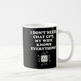 Mug Ma femme Chat Gpt n'est pas nécessaire