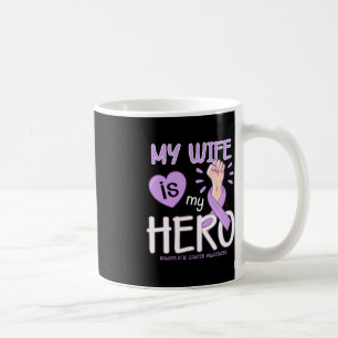 Mug Ma Femme est mon héros Pancréatic Cancer Awareness