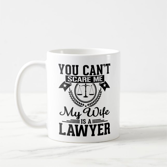 Mug Ma Femme Est Un Don D'Avocat Pour Le Mari (Gauche)