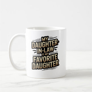 Mug Ma Fille En Droit Est Mon Enfant Préféré Rétro