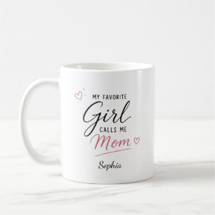 Mug Ma fille préférée m'appelle maman personnalisé