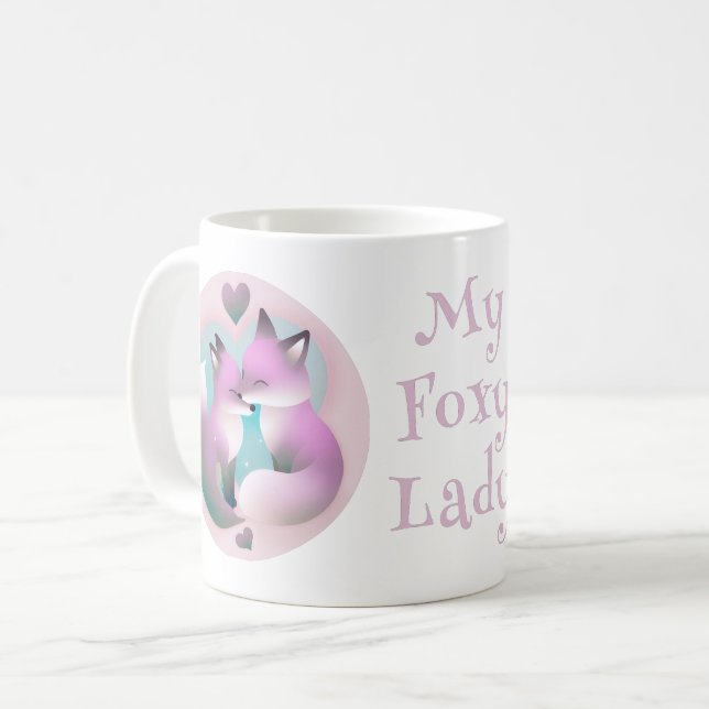 Mug Ma Foxy Lady Cute Valentine (Devant gauche)