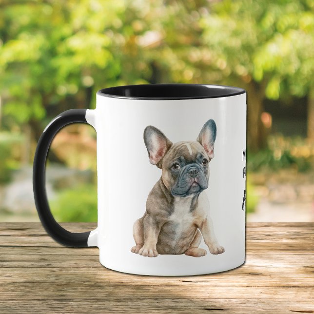 Mug Ma personne préférée est un chien français (Créateur téléchargé)