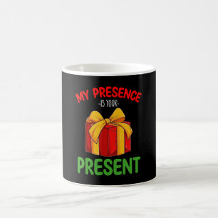 Mug Ma présence est votre cadeau de Noël en famille