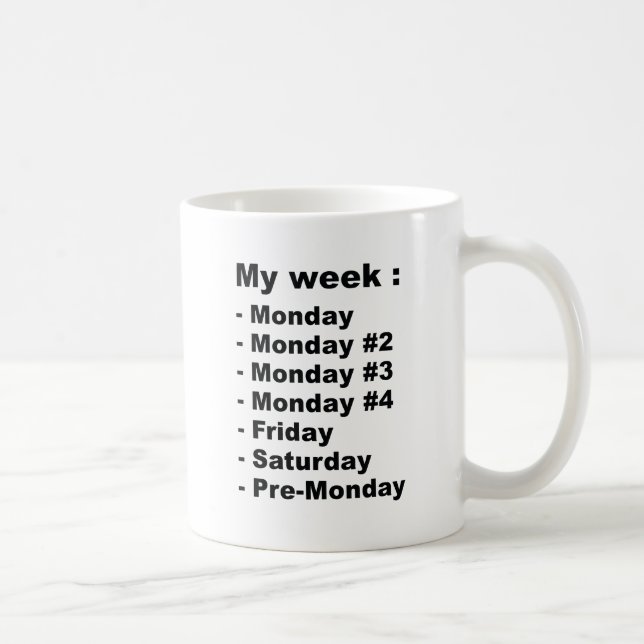 Mug Ma semaine (Droite)