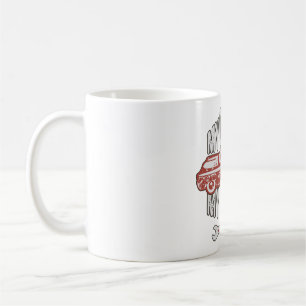 Mug Ma voiture rouge classique rétro mécanicien