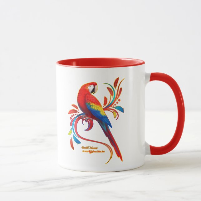 Mug Macaw-Scarlet (Droite)