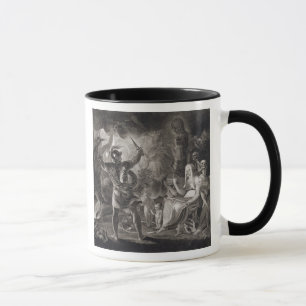Mug Macbeth, les trois sorcières et Hecate dans l'acte