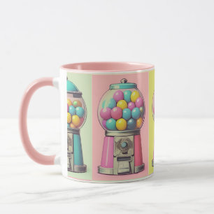 Mug Machine à Bubblegum rétro