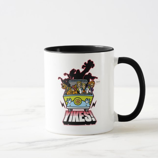 Mug Machine Mystère "Yikes !" Dessin (Droite)