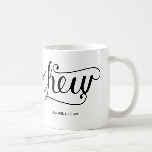 Mug mâchoire calligraphie (Droite)
