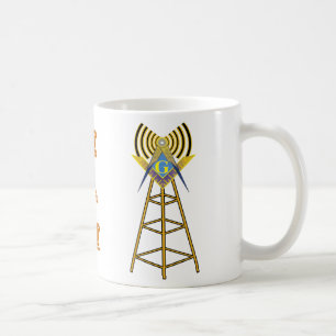 Mug Maçon de radio-amateur