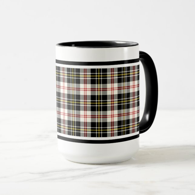 Mug MacPherson Clan Formal robe Tartan (Devant droit)