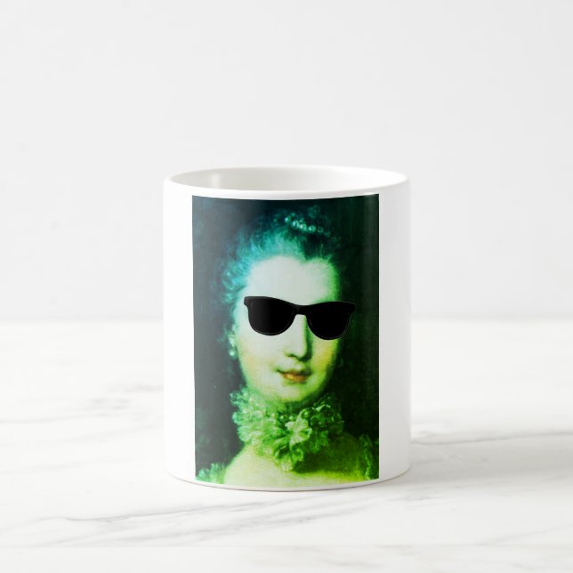 Mug 'Madame de Pompadour with sunglass crazy (Centre)