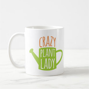 Mug Madame folle disante de jardinage drôle de plante