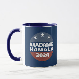 Mug Madame Kamala Harris 2024 Présidente Patriotique