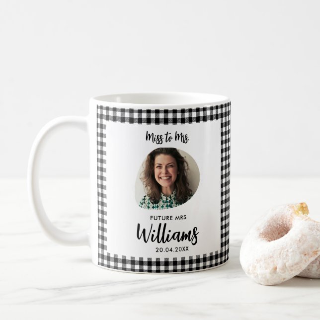 Mug Mademoiselle à Madame Future Mme Moderne Bohème (Avec donut)