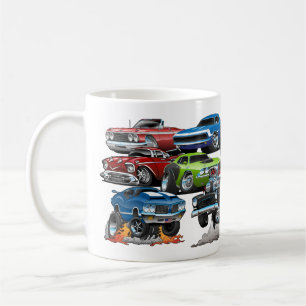 Mug Mademoiselle de voiture ! Caricature des voitures 