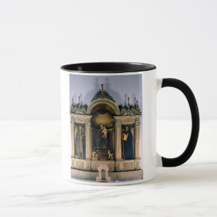 Mug Madonna et enfant et saints (retable de triptyque)