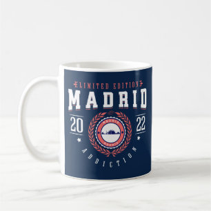 Mug Madrid Espagne City Voyageur Sports Style Marine