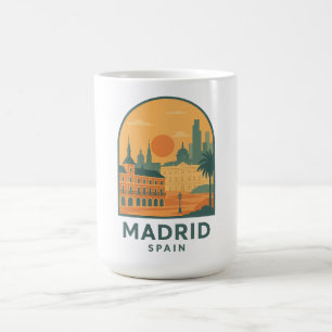 Mug Madrid Vintage Espagne Voyage – Ville Rétro