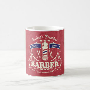 Mug Magasin Retro Vintage Barber Stylist personnalisé