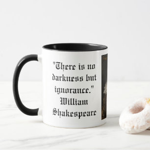 Mug Magazine de chambre Shakespeare sur l'obscurité
