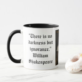 Mug Magazine de chambre Shakespeare sur l'obscurité