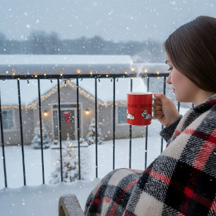Mug MagChillin' Avec Mes Snowmies Bonhomme de Neige Mi