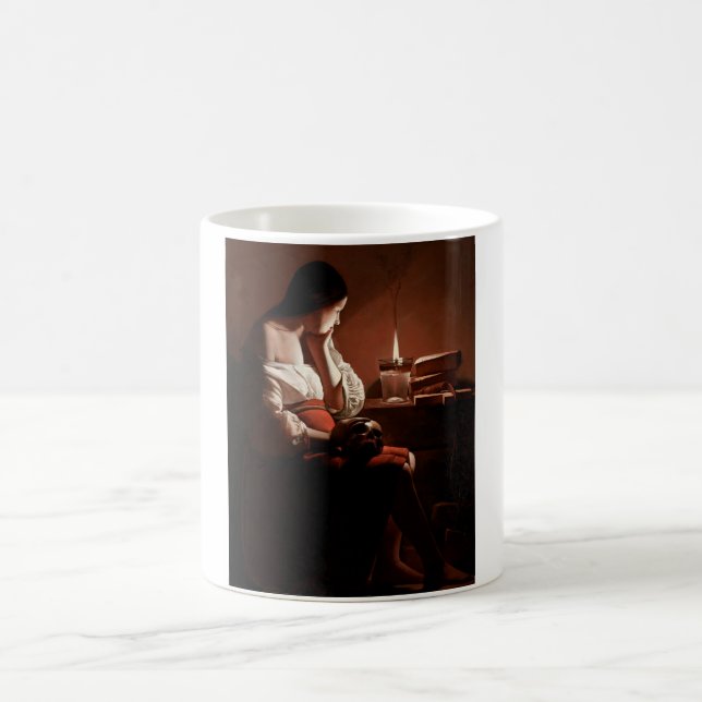 Mug Magdalene avec la flamme fumante, La Tour (Centre)