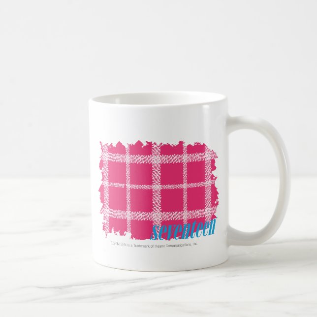 Mug Magenta 4 de plaid (Droite)
