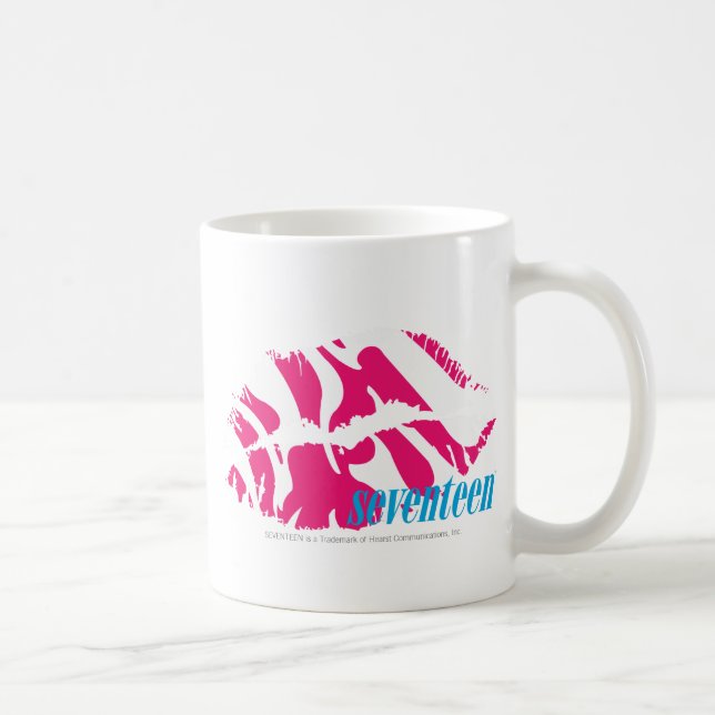 Mug Magenta de zèbre (Droite)