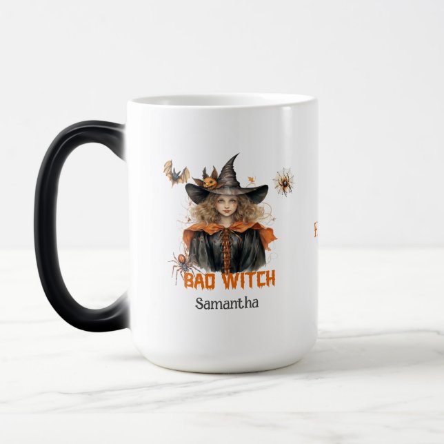 Mug Magic С lassic traditionnel aquarelle mignonne fille mau (Gauche)