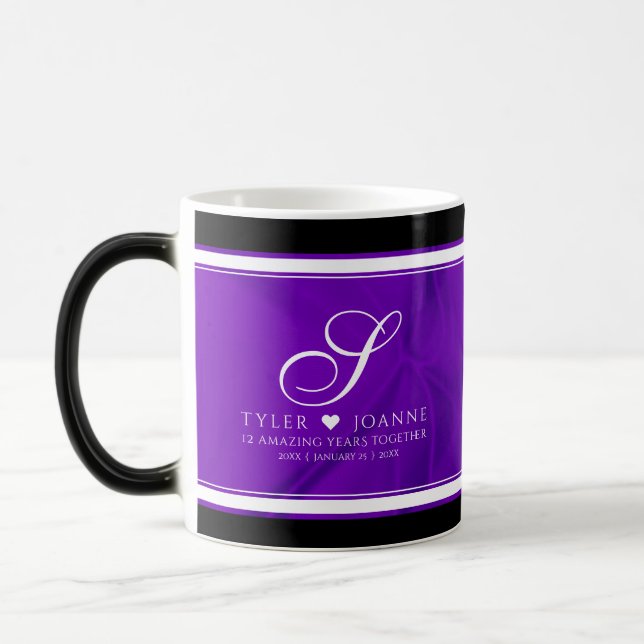 Mug Magic 12ème anniversaire de la Mariage de soie (Gauche)