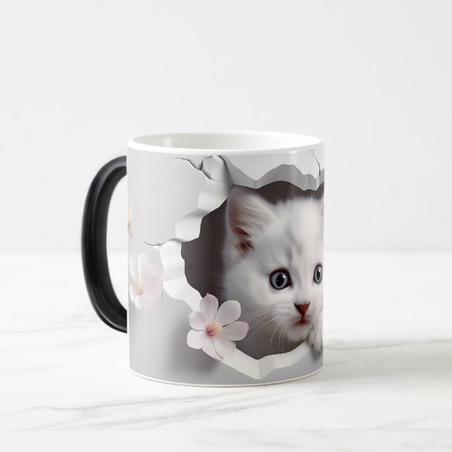 Mug Magic 3D cat (Devant gauche)