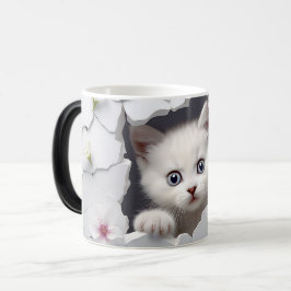 Mug Magic 3D cat Verwandlungstasse