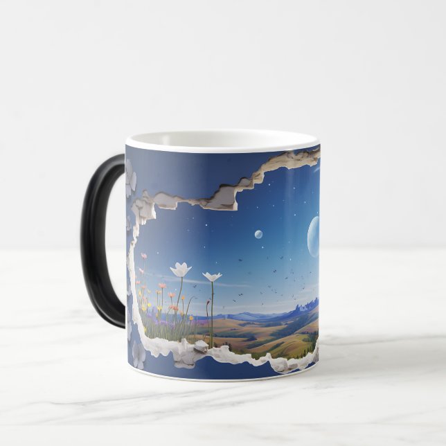 Mug Magic 3D Landscape Verwandlungstasse (Vorderseite Links)